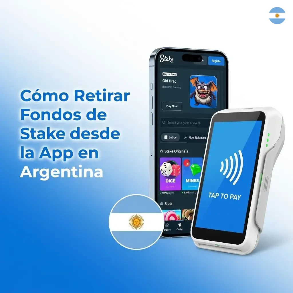 Pasos para retirar fondos de Stake desde la app en Argentina con billetera y método de pago configurado